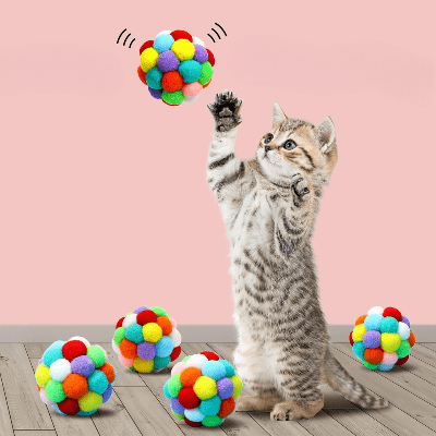 Balle pour Chat - JingleChase™ - Multicouleur