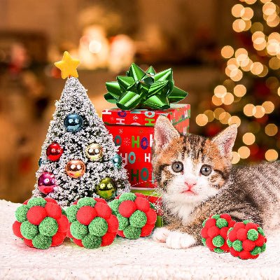 Balle pour Chat - JingleChase™ - Vert Rouge