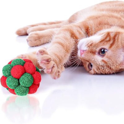 Balle pour Chat - JingleChase™ - Vert Rouge