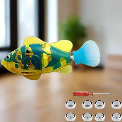 Jouet Interactif Chat  - CatchyFish™ - Jaune Pale