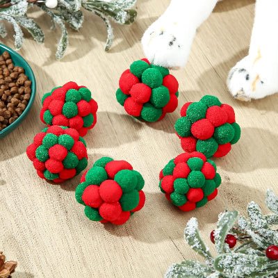 Balle pour Chat - JingleChase™ - Vert Rouge