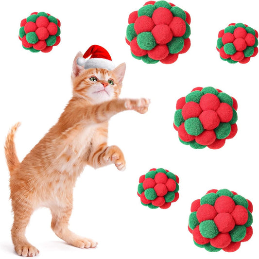 Balle pour Chat - JingleChase™ - Vert Rouge