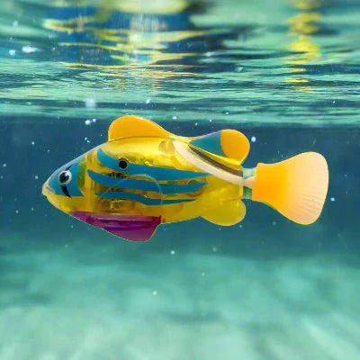 Jouet Interactif Chat  - CatchyFish™ - Jaune Poussin