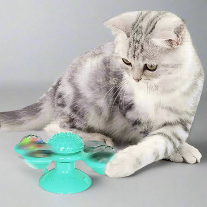 Jouet Pour Chat - MultifunctionalGlowingBall™ - Bleu ciel