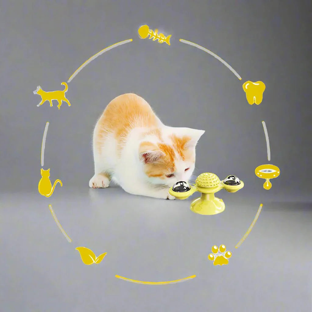 Jouet Pour Chat - MultifunctionalGlowingBall™ - Jaune