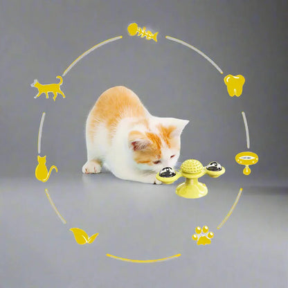 Jouet Pour Chat - MultifunctionalGlowingBall™ - Jaune