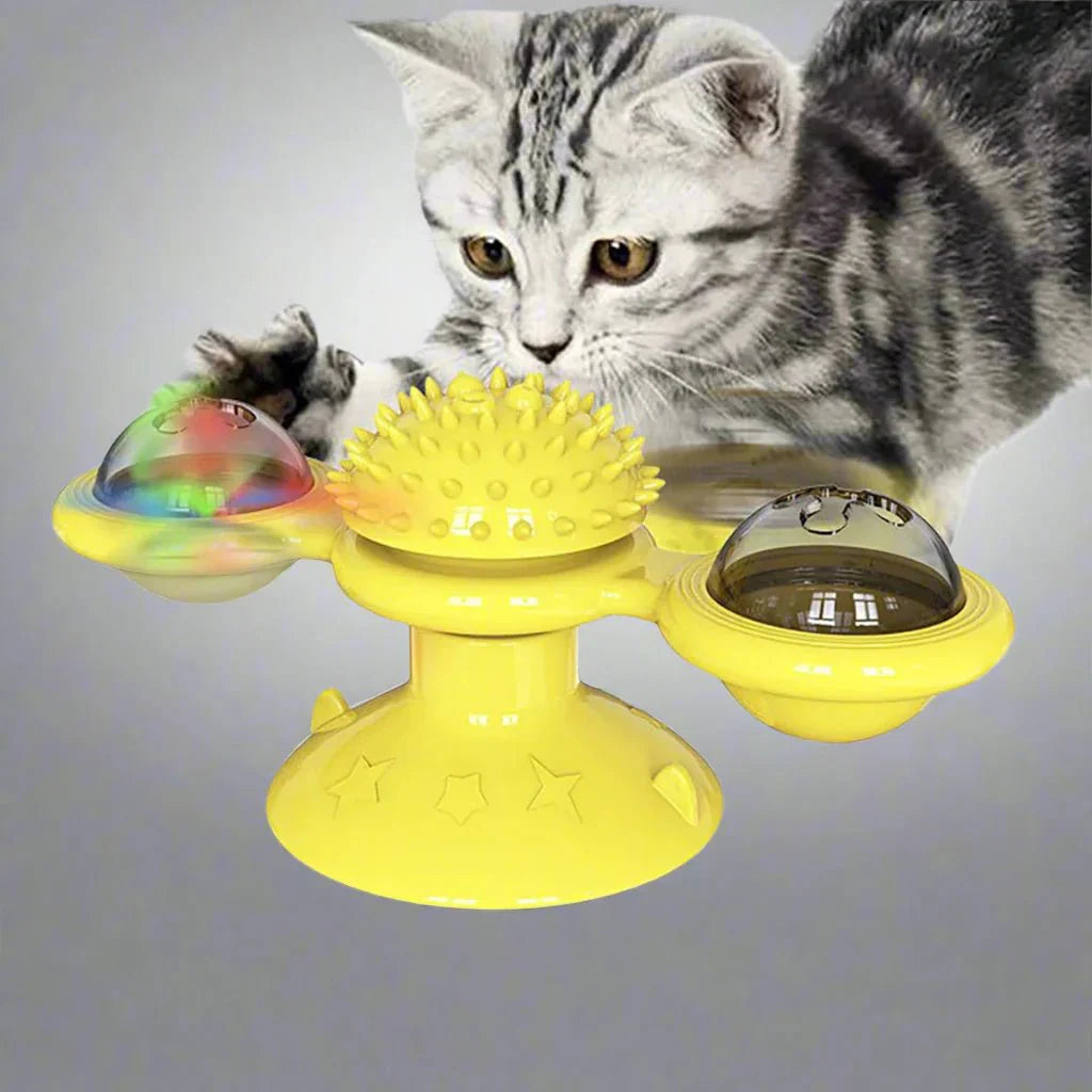 Jouet Pour Chat - MultifunctionalGlowingBall™ - Jaune